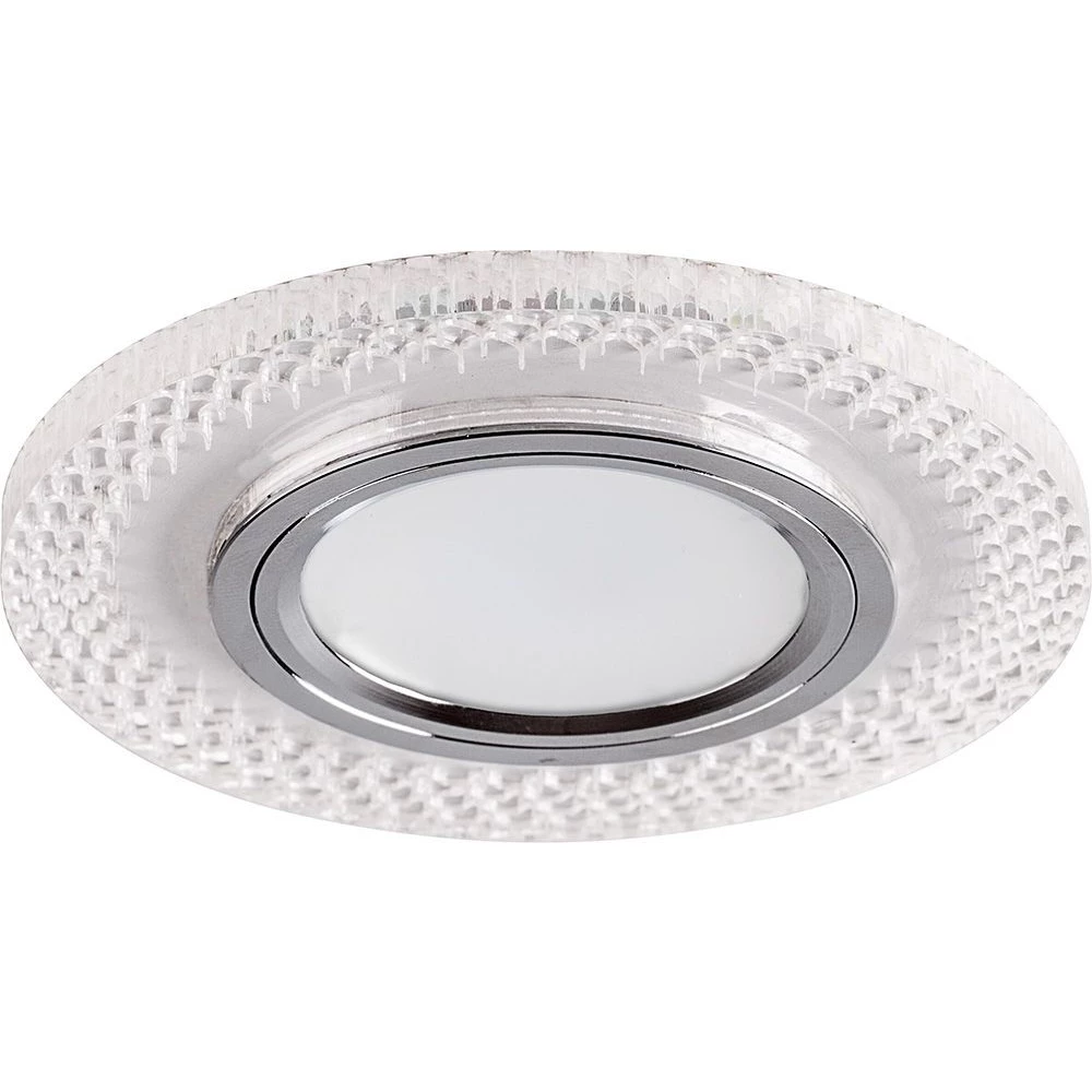 Светильник встраиваемый с белой LED подсветкой Feron CD955 потолочный MR16 G5.3 прозрачный (32566) - Viokon.com