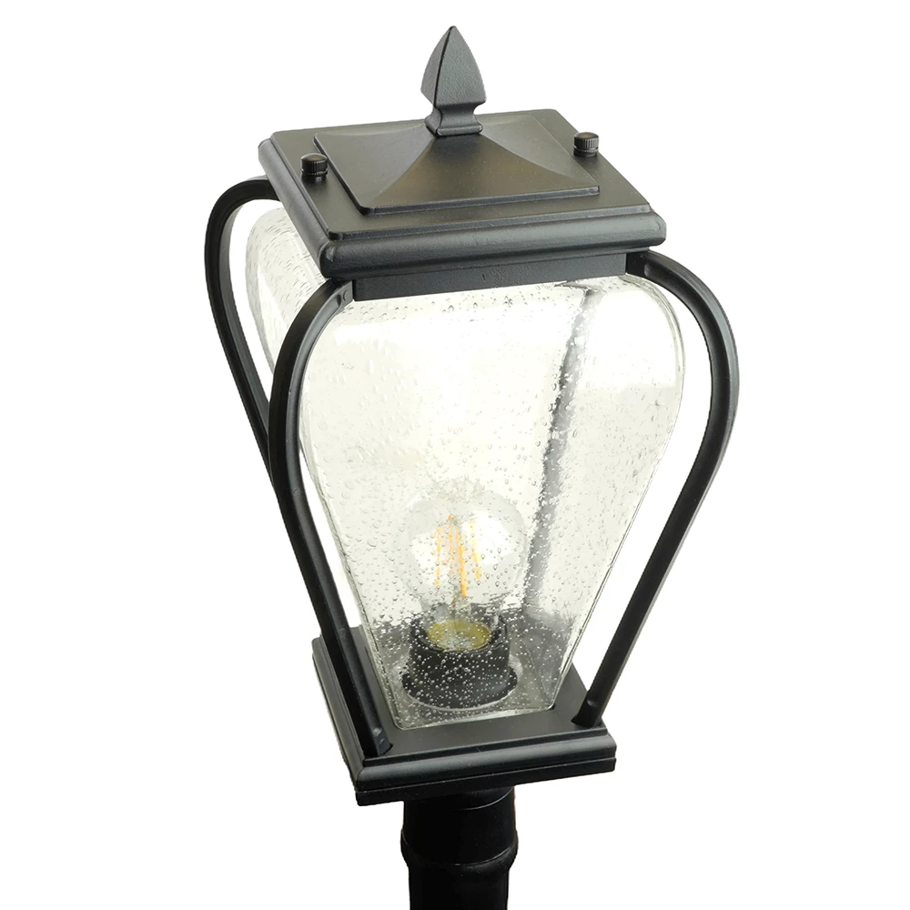 Светильник садово-парковый Feron PL746 столб 60W E27 230V, черный (51277) - Viokon.com