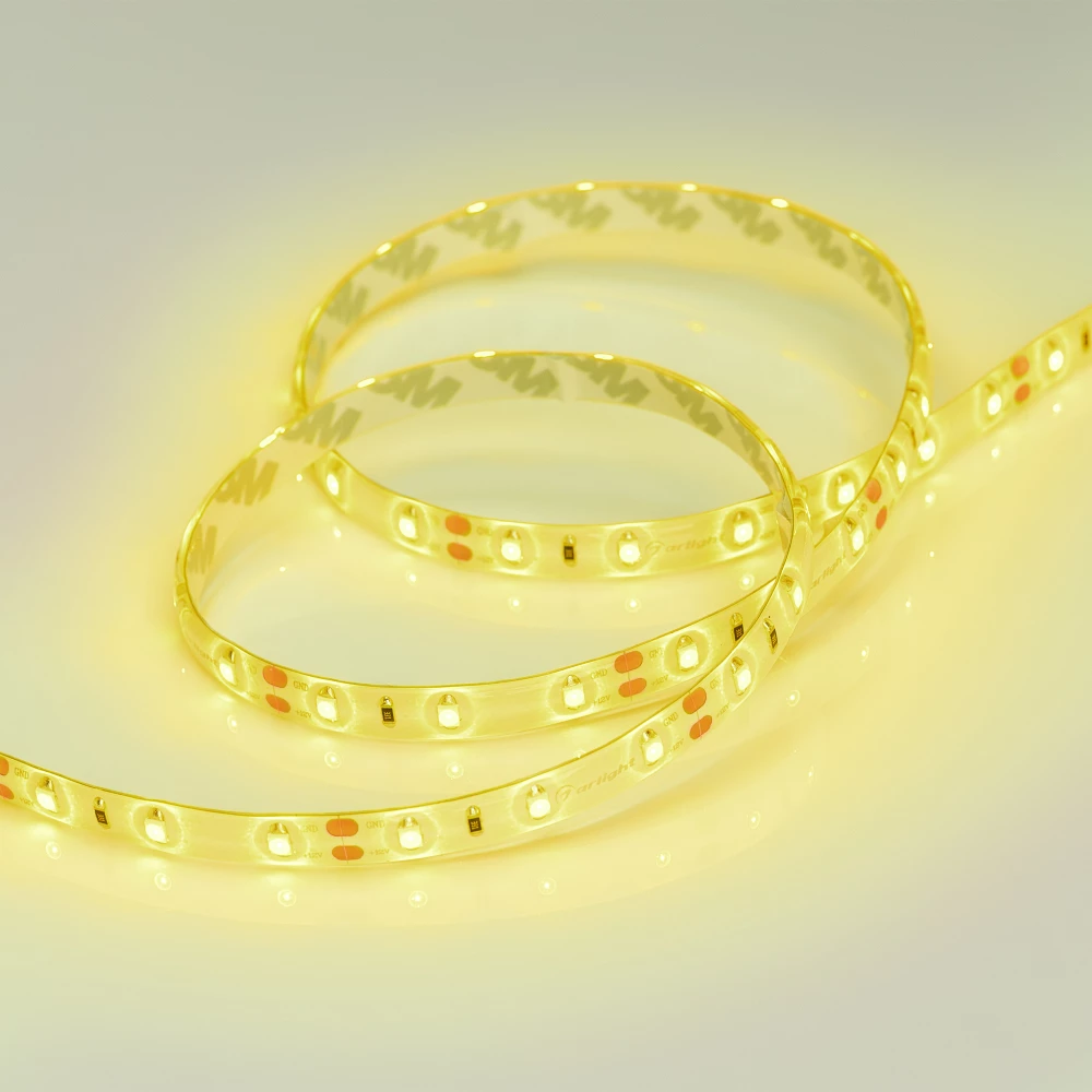 Лента герметичная RTW-SE-A60-8mm 12V Yellow (4.8 W/m, IP65, 2835, 5m) (Arlight, -) 015731(2) - Viokon.com