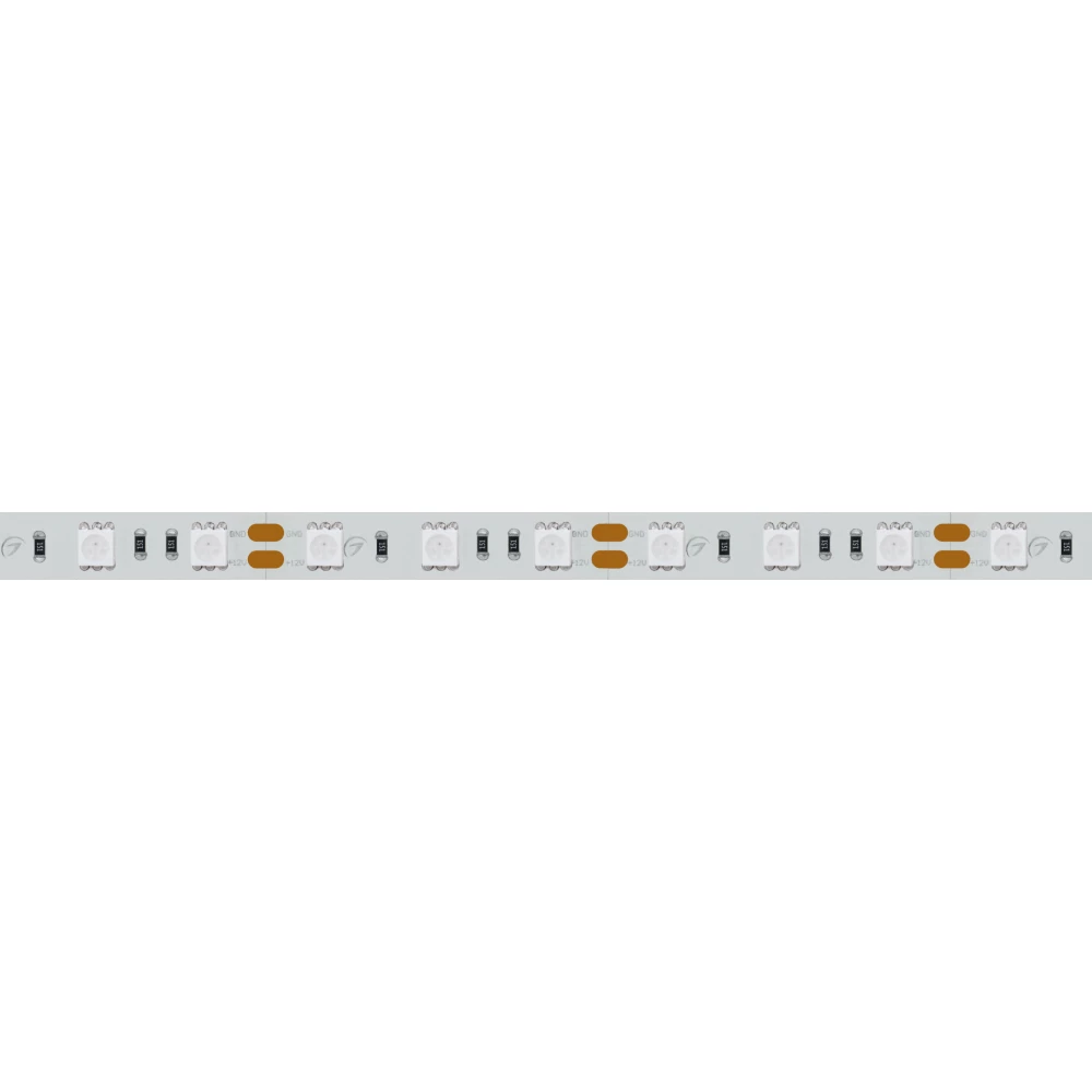 Лента RTW 2-5000SE 12V Yellow 2x (5060, 300 LED, LUX) (Arlight, 14.4 Вт/м, IP65) 015444 - Viokon.com