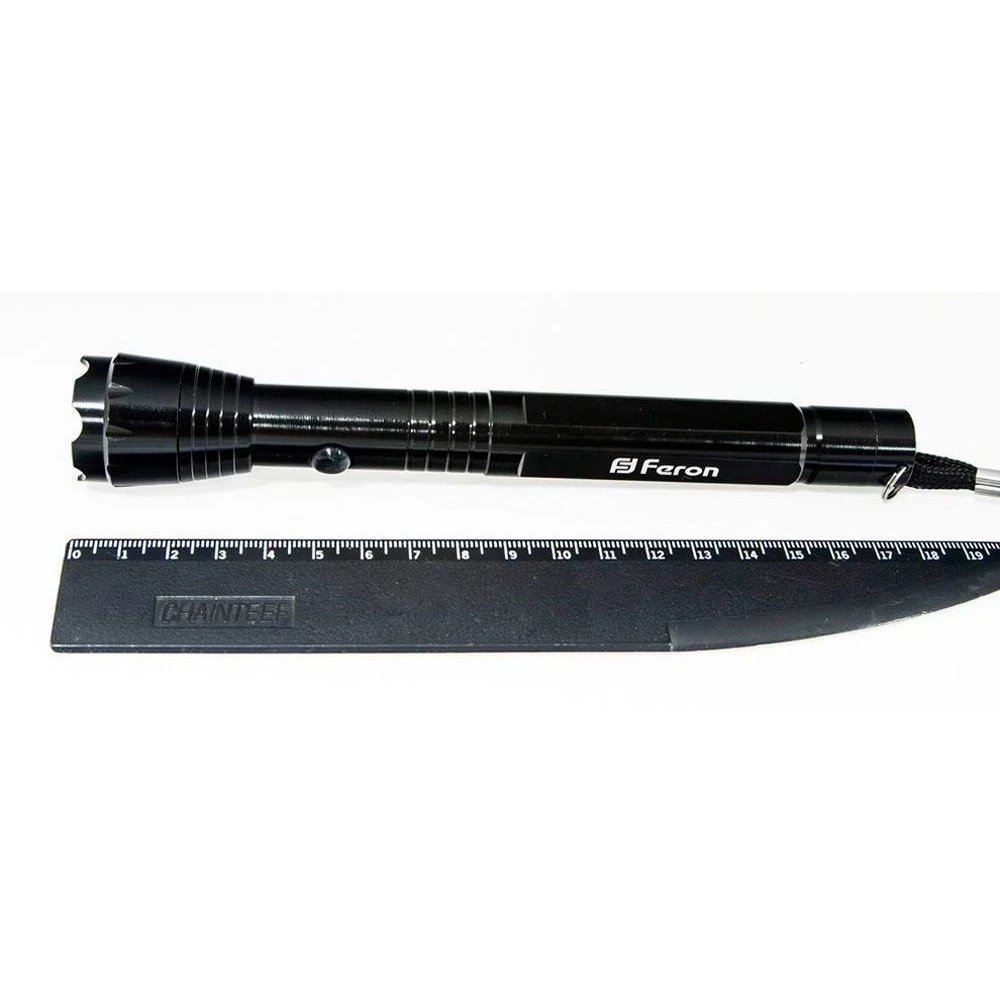 Фонарь 0,9W (0.3Wx3LED), чёрный, TL034 (12930) - Viokon.com
