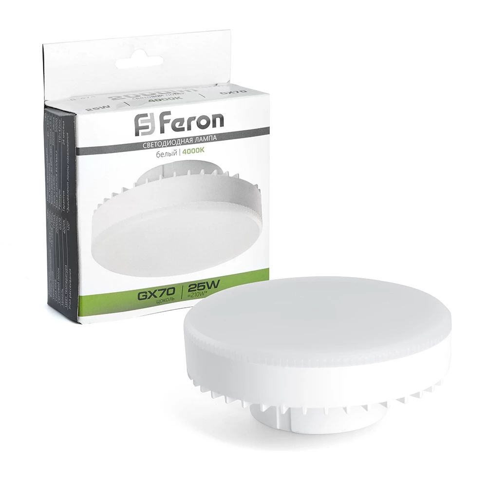 Лампа светодиодная Feron LB-474 GX70 25W 175-265V 4000K (38269) - Viokon.com