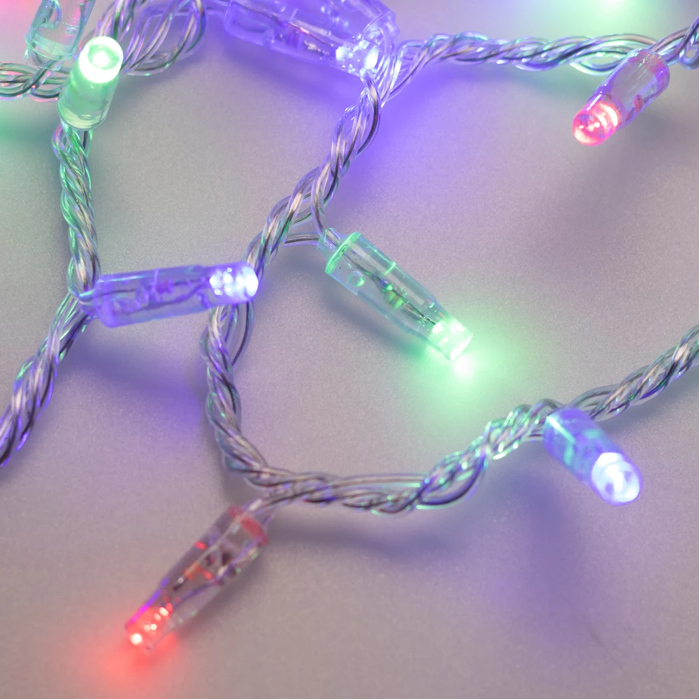 Светодиодная гирлянда ARD-STRING-CLASSIC-10000-CLEAR-100LED-LIVE RGB (230V, 7W) (Ardecoled, IP65, 1 год) 025793 - Viokon.com