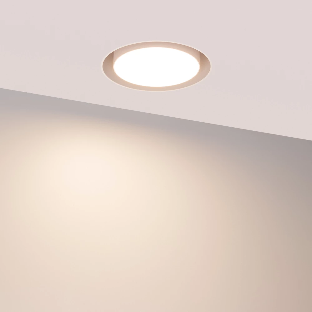 Светильник SP-ARCLOOP-TRIMLESS-D180-20W Day4000-Warm3000 (WH, 120 deg, 230V) (Arlight, Алюминий) 051584 - Viokon.com