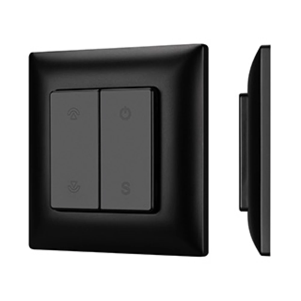 INTELLIGENT ARLIGHT Кнопочная панель SMART-RF-801-22-1G-DIM-SUF Black (3V, 2.4G) (IARL, IP20 Пластик, 5 лет) 059068 - Viokon.com