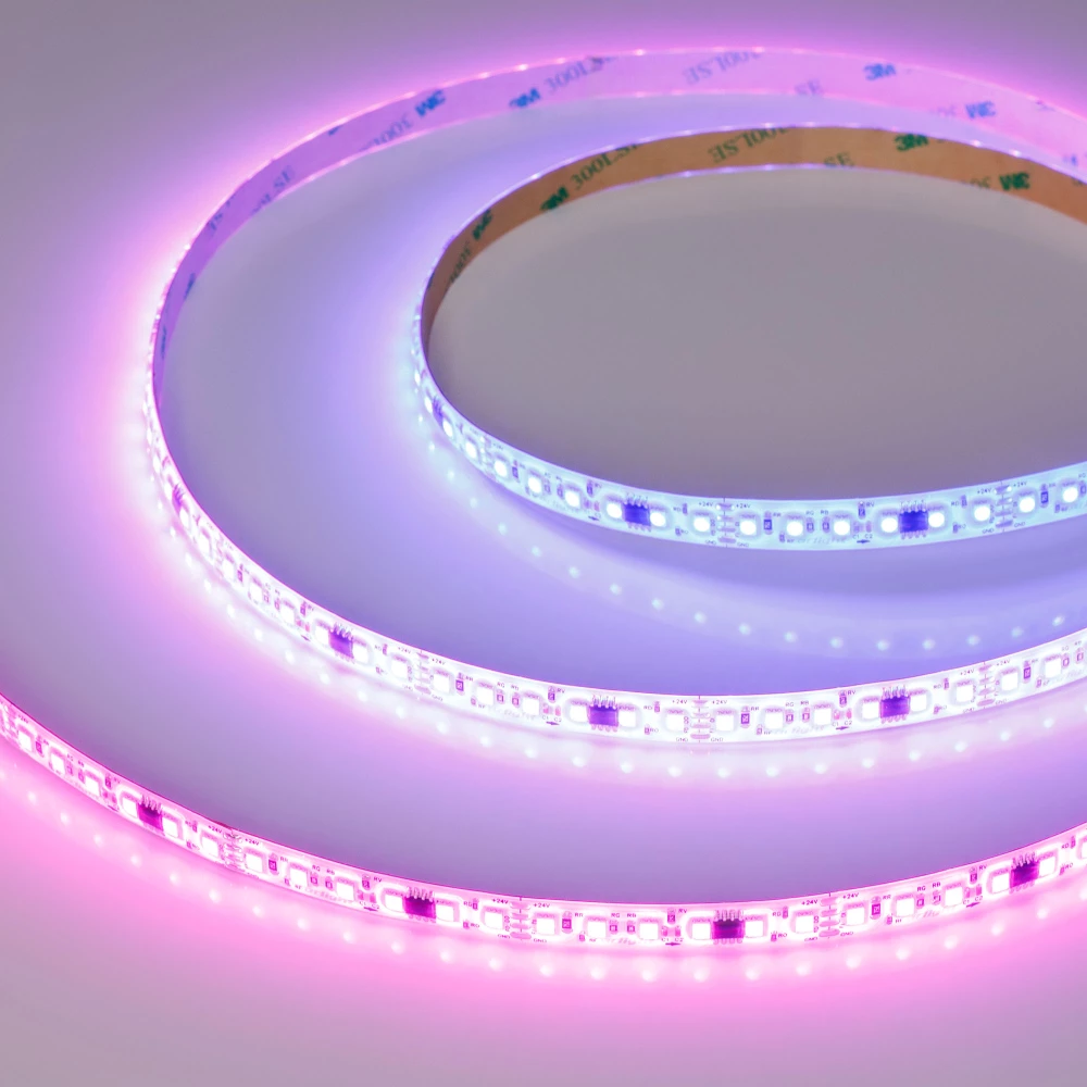 Лента герметичная SPI-SE-A120-10mm 24V RGB-PX6-BPT (23 W/m, IP65, 2835, 5m) (Arlight, бегущий огонь) 049451 - Viokon.com