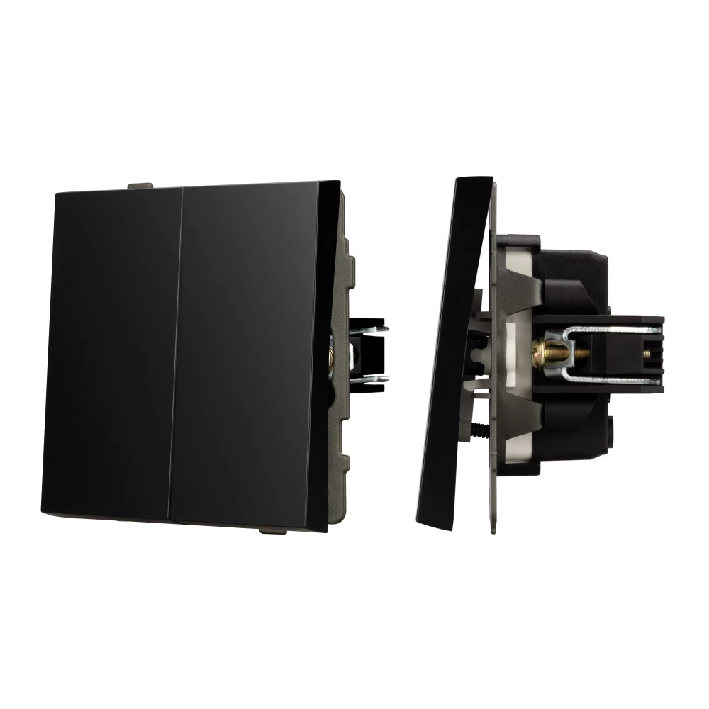 Механизм выключателя управления шторами SWT-TENDO-MKR2-PL-BK (230V, 10A) (Arlight, Черный) 054139 - Viokon.com
