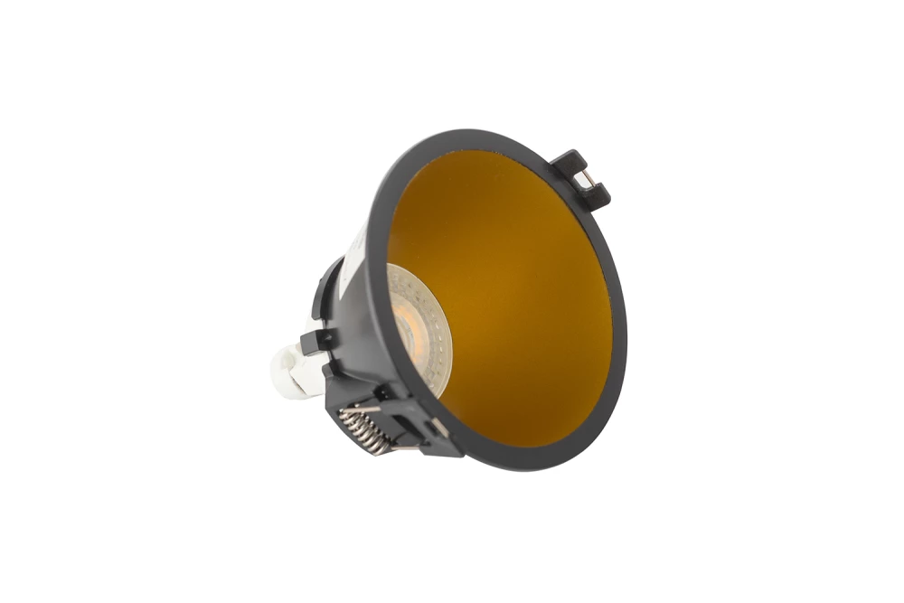 DK3026-BG Встраиваемый светильник IP 20 10 Вт GU53 LED черныйзолотой пластик - Viokon.com