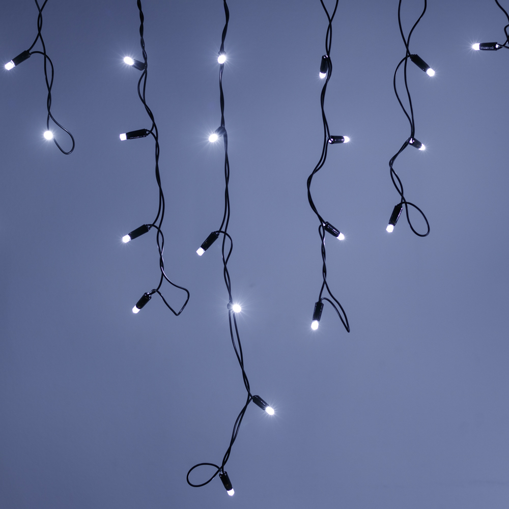 Светодиодная гирлянда ARD-EDGE-CLASSIC-2400x600-BLACK-88LED-MILK-STD White (230V, 6W) (Ardecoled, IP65, 1 год) 034104 - Viokon.com
