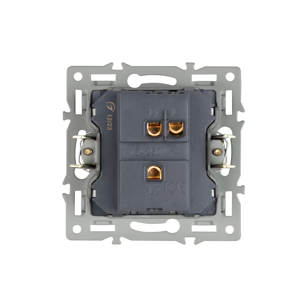 Механизм выключателя одноклавишный проходной SWT-MKP1-PL-BK (250V, 16A) (Arlight, -) 043715 - Viokon.com