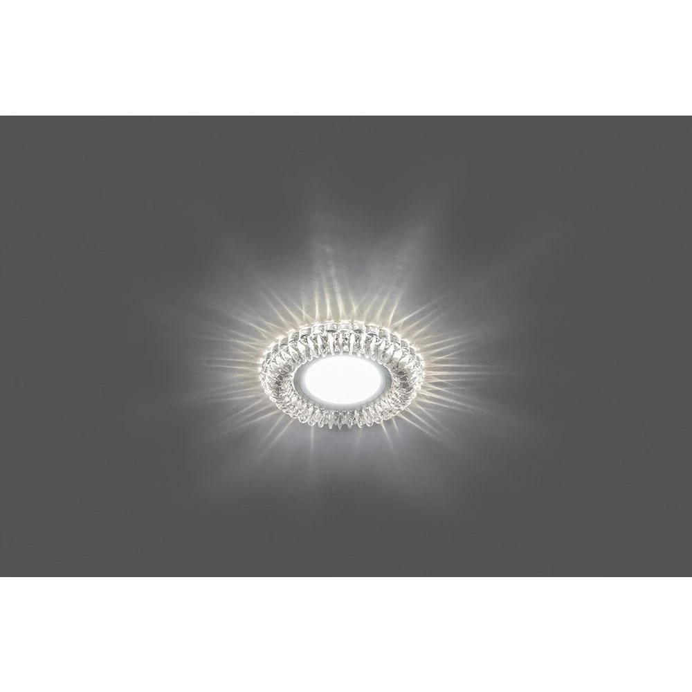 Светильник встраиваемый с белой LED подсветкой Feron CD904 потолочный MR16 G5.3 прозрачный (28977) - Viokon.com
