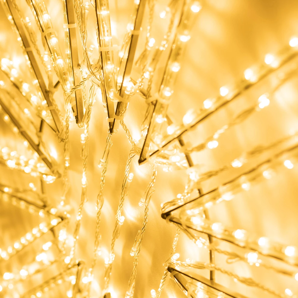 Фигура светодиодная ARD-SNOWFLAKE-M11-1250x1200-604LED Warm (230V, 36.5W) (Ardecoled, IP65, 1 год) 034261 - Viokon.com
