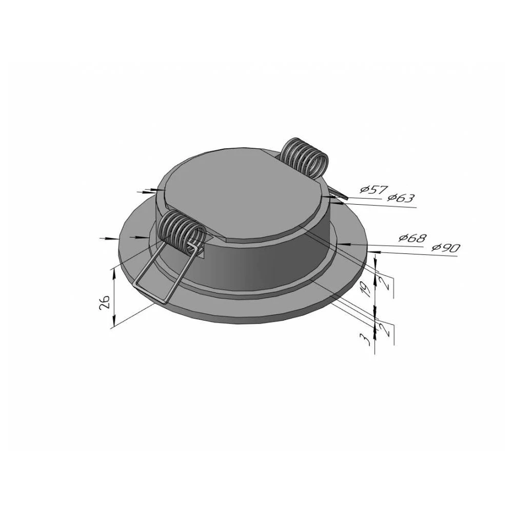 SDAL-DP R 05 5W WH 4000K - Viokon.com