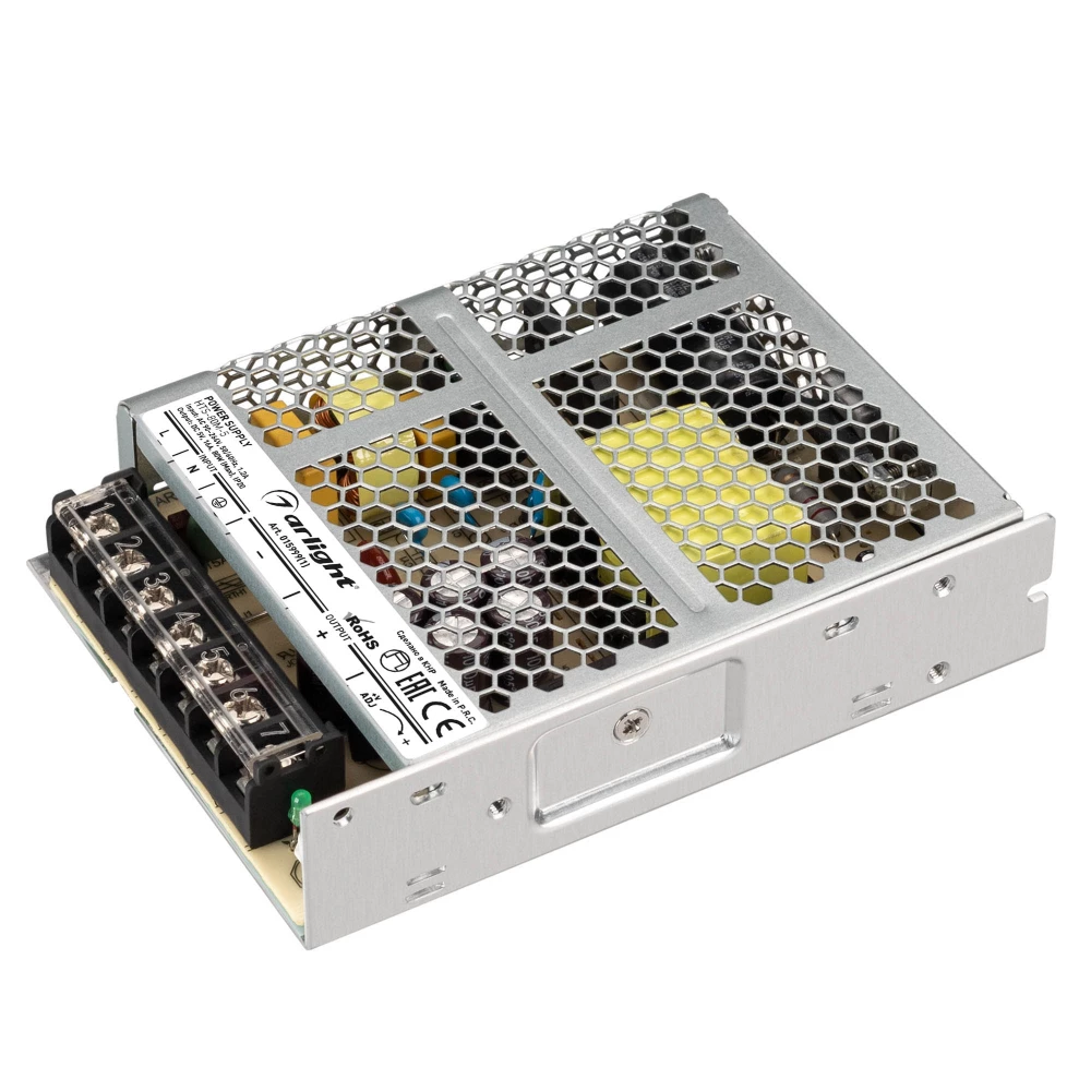 Блок питания HTS-80M-5 (5V, 16A, 80W) (Arlight, IP20 Сетка, 3 года) 015999(1) - Viokon.com