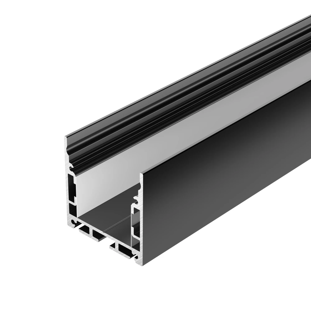 Профиль SL-LINE-3535-3000 BLACK с рефлектором (Arlight, Алюминий) 064463 - Viokon.com