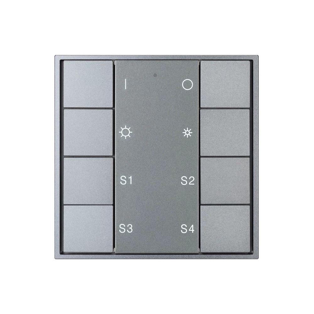 INTELLIGENT ARLIGHT Кнопочная панель DALI-201-23-1G-4SC-DIM-DT6-IN Silver (BUS, Frame) (IARL, IP20 Металл, 3 года) 048187 - Viokon.com