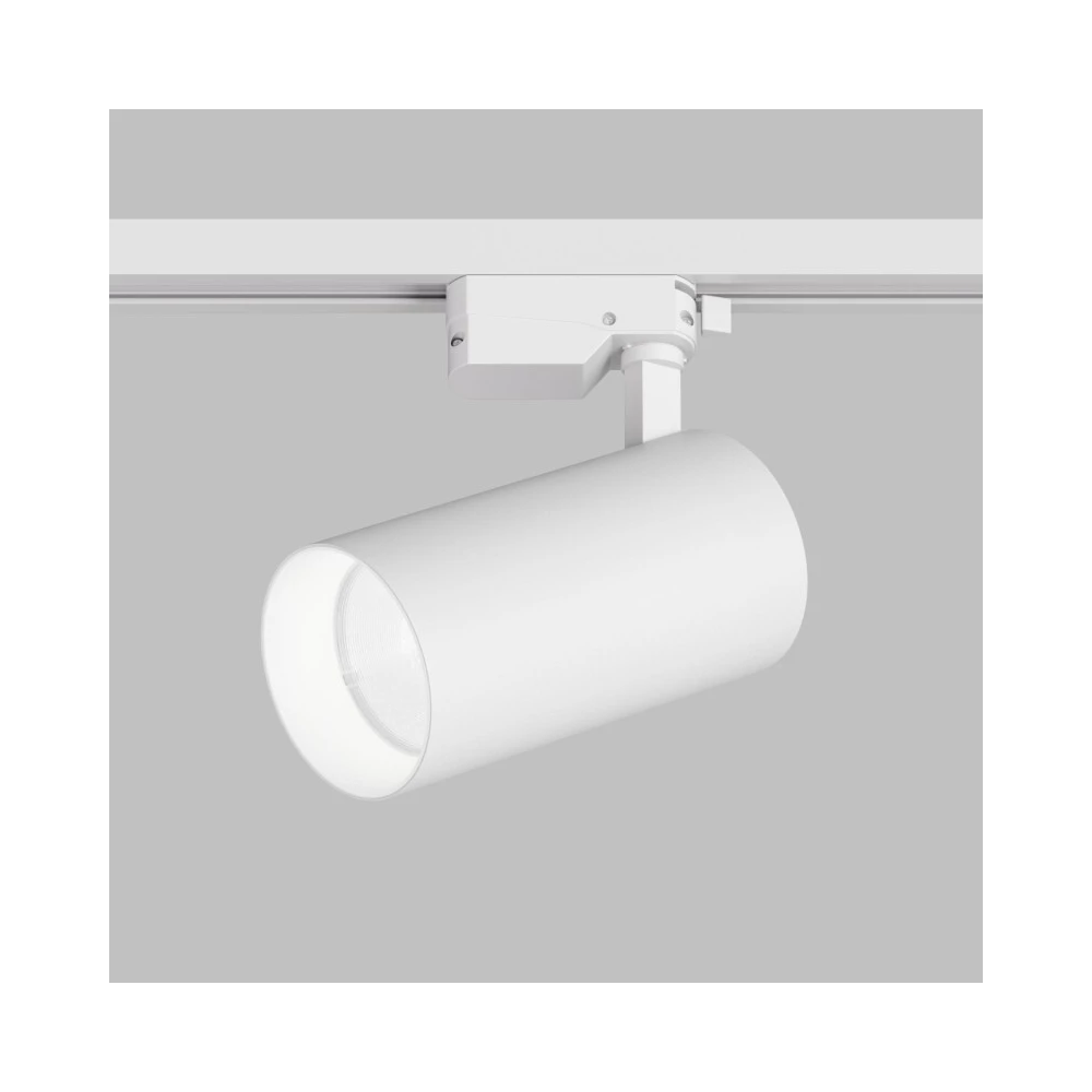 DK6456-WH Трековый светильник SOLID KOPER 155мм d80 220V LED 4000K 30W IP20 белый алюминий - Viokon.com