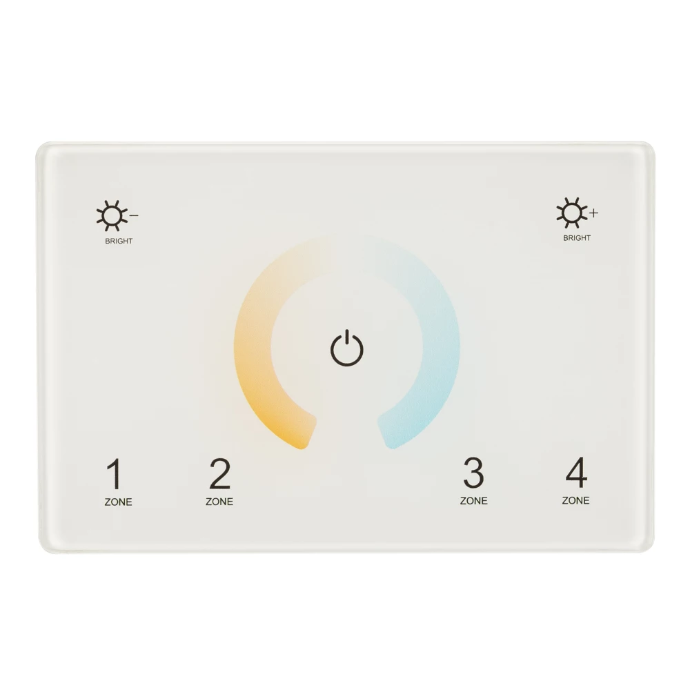 Панель Sens SMART-P81-MIX White (230V, 4 зоны, 2.4G) (Arlight, IP20 Пластик, 5 лет) 028400 - Viokon.com