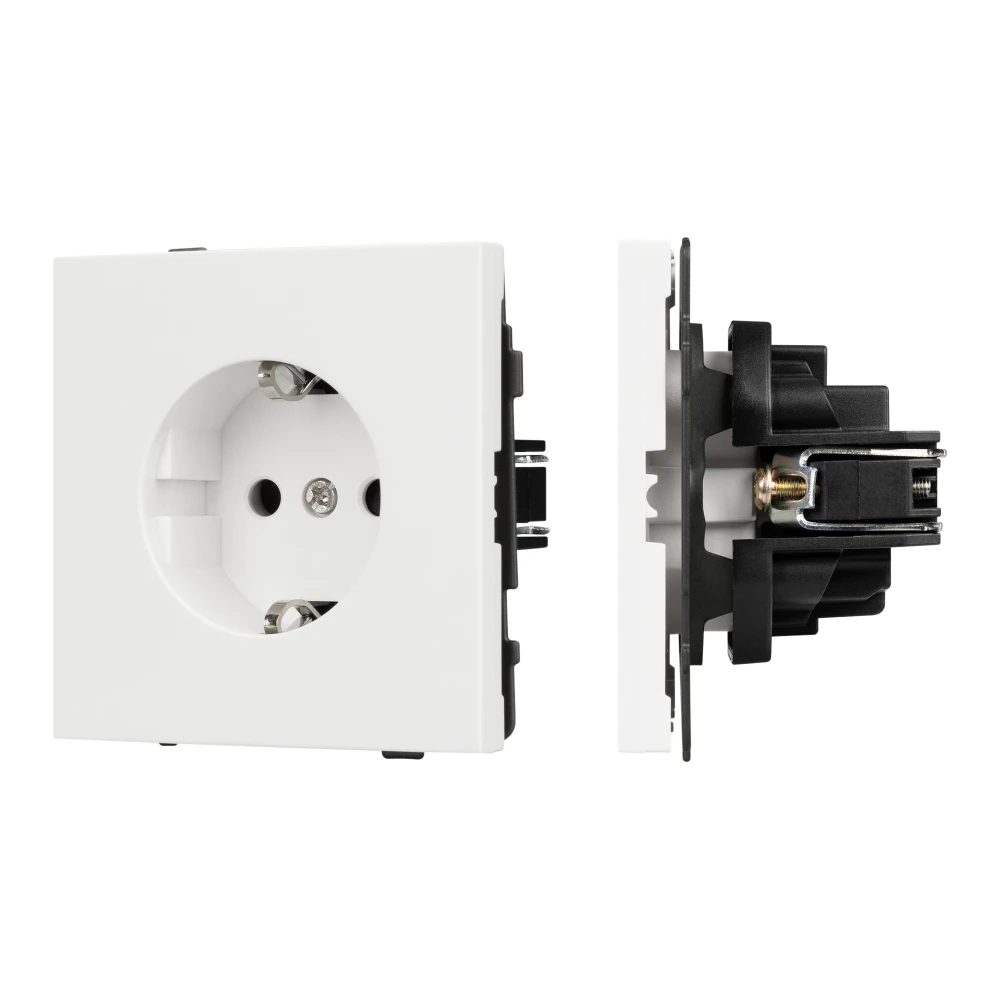 Механизм электрической розетки SCT-NOBE-MEU1-SFPL-WH (230V, 16A) (Arlight, Белый кварц) 054276 - Viokon.com