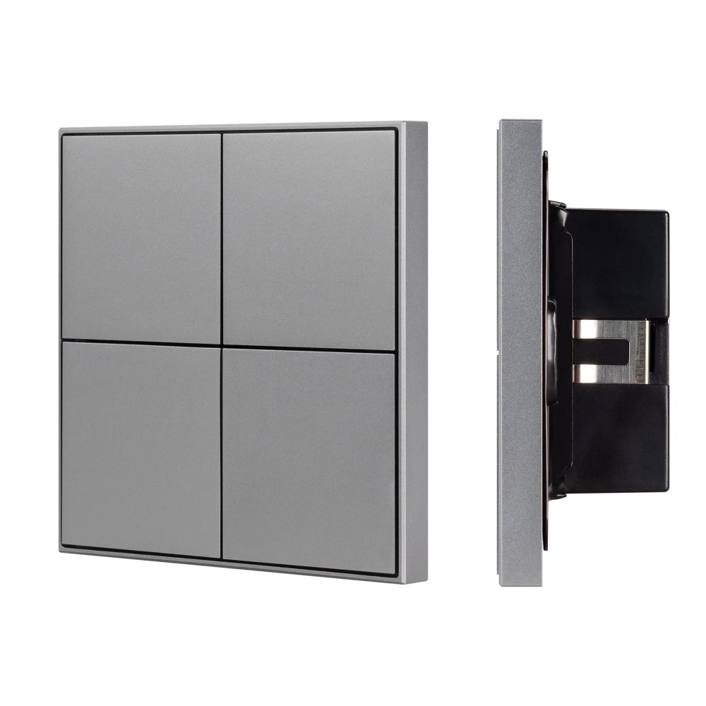 INTELLIGENT ARLIGHT Кнопочная панель KNX-304-23-IN Grey (BUS, Frame) (IARL, IP20 Металл, 2 года) 038402 - Viokon.com