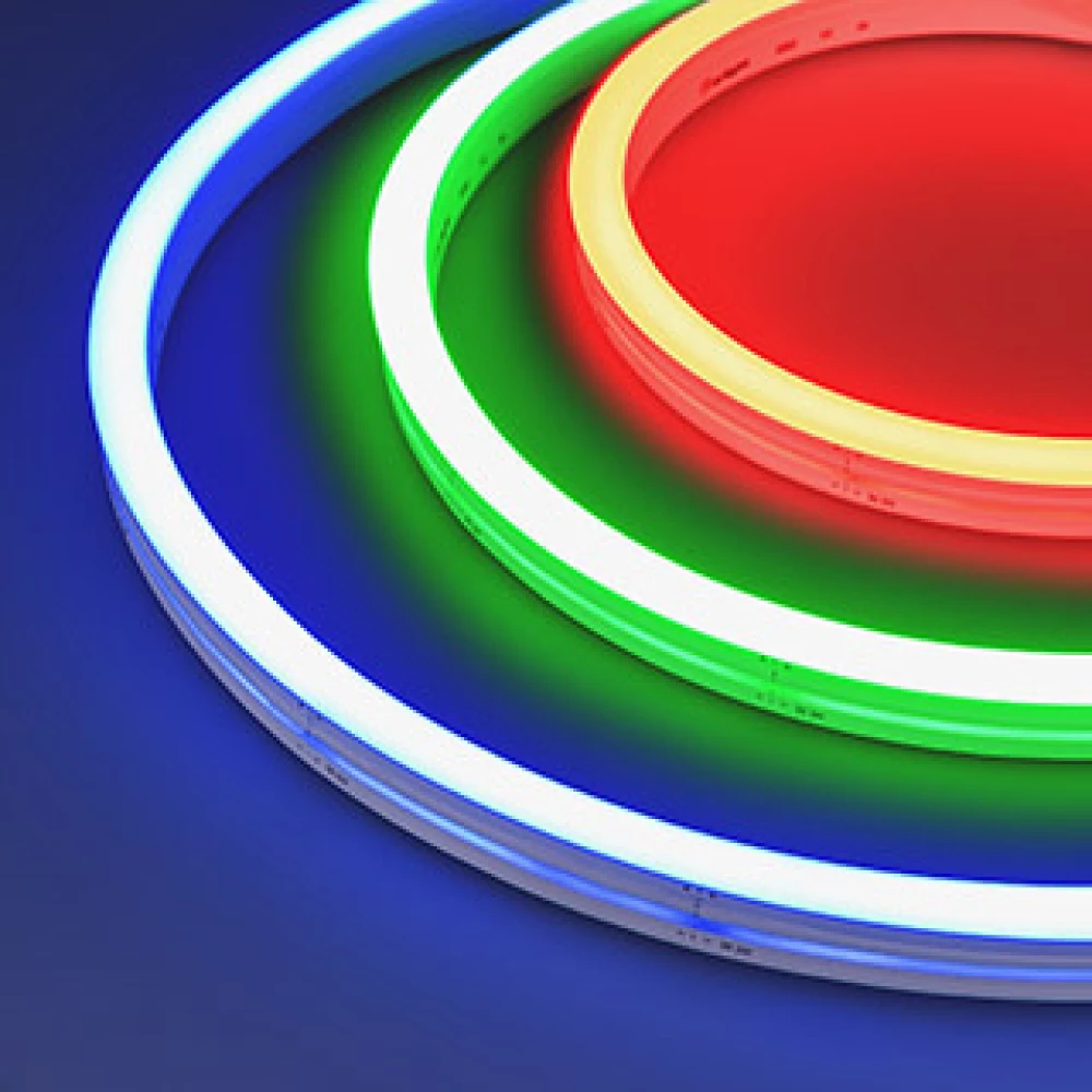 Лента герметичная WAVE-SIDE-PU-H120-06x12mm 24V RGB (8 W/m, IP68, 3m, wire x1) (Arlight, Вывод прямой, 3 года) 052593 - Viokon.com