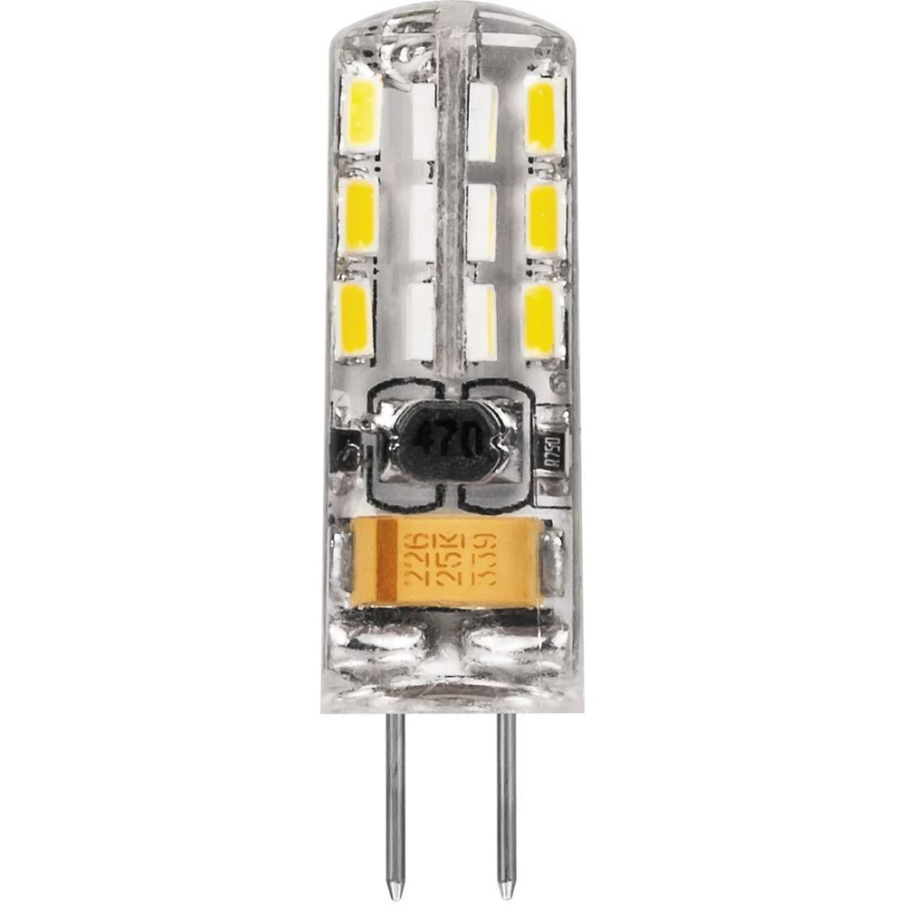 Лампа светодиодная Feron LB-420 G4 2W 12V  4000K (25448) - Viokon.com