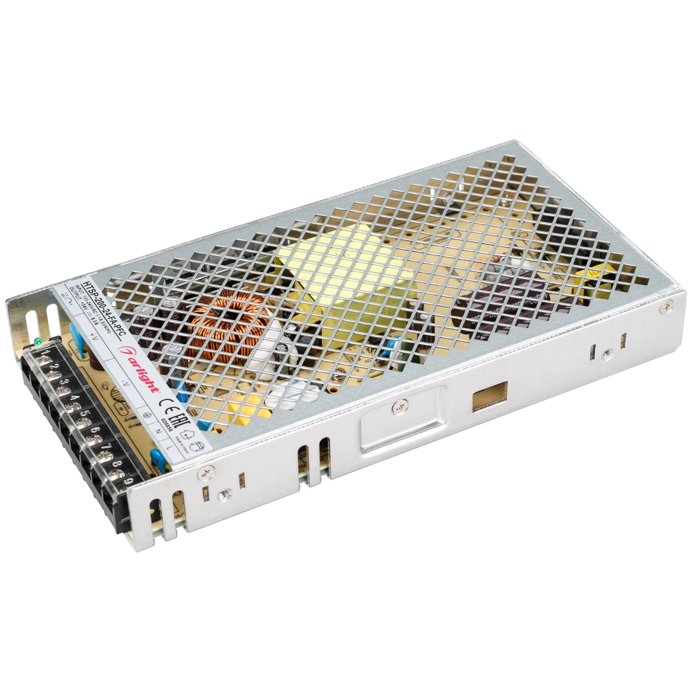 Блок питания HTSP-200-24-FA-PFC (24V, 8.3A, 200W) (Arlight, IP20 Сетка, 3 года) 026856 - Viokon.com