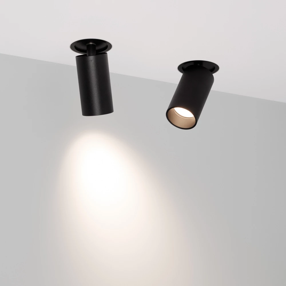 Светильник SP-NUANCE-TRIMLESS-PULL-R35-7W Day4000 (BK, 36 deg, 230V) (Arlight, IP40 Металл, 5 лет) 049905 - Viokon.com