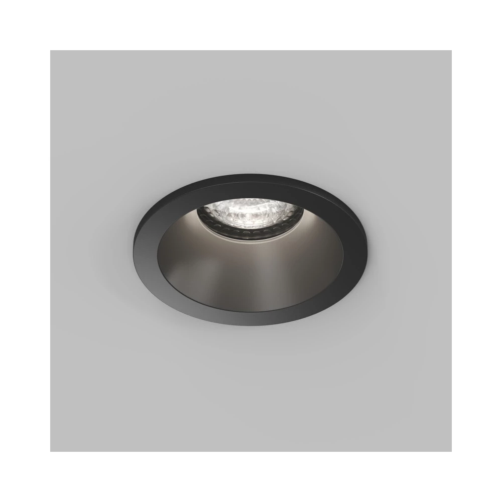Встраиваемый влагозащищнный светильник COVE IP44 до 15 Вт LED GU10 алюминий чрный - Viokon.com