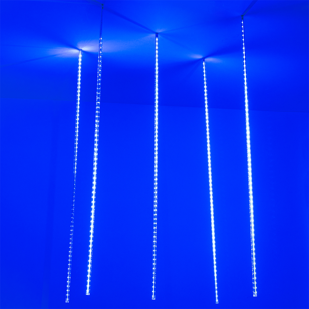 Светодиодная гирлянда ARD-ICEFALL-CLASSIC-D12-1000-5PCS-CLEAR-120LED-LIVE BLUE (230V, 11W) (Ardecoled, IP65) 026053 - Viokon.com