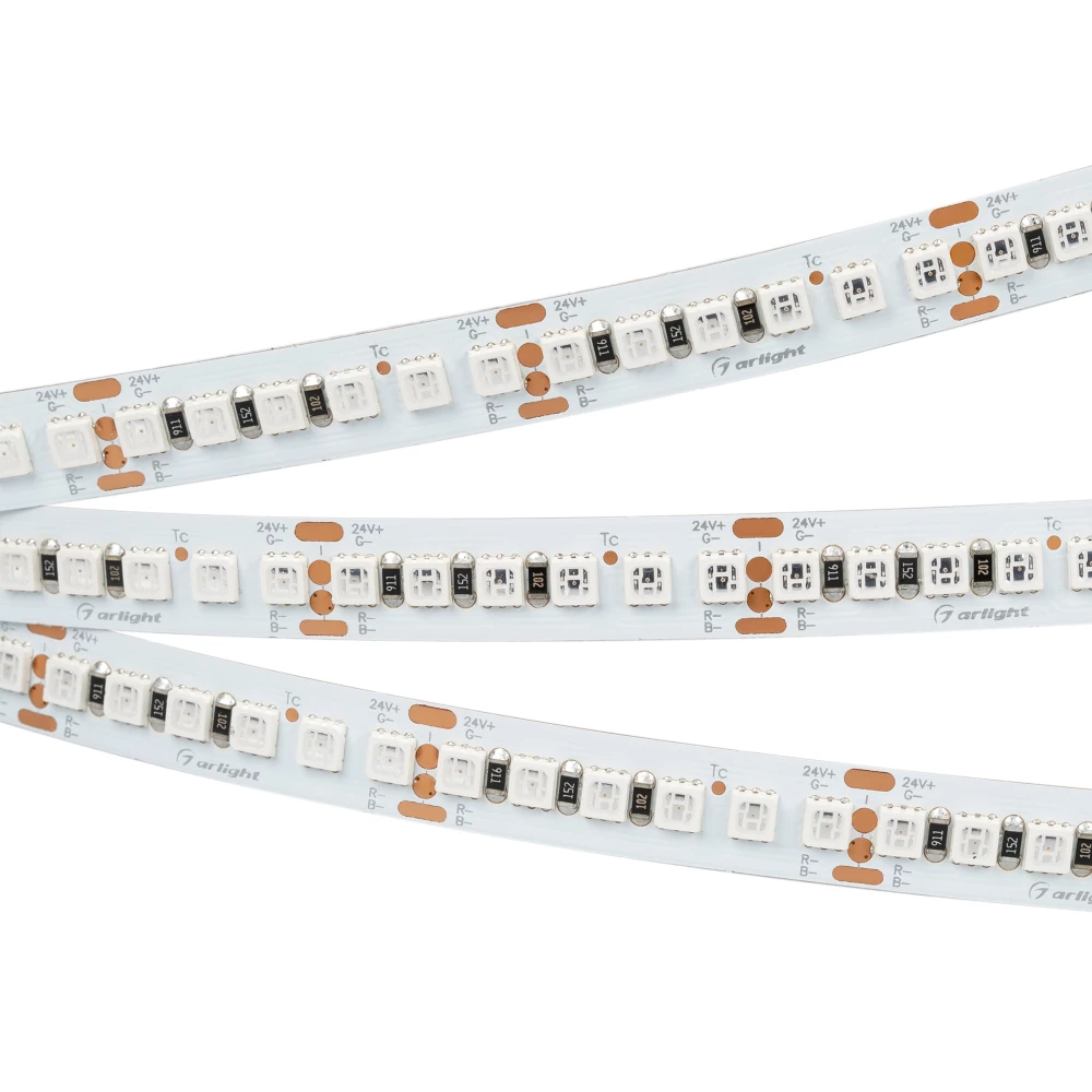 Лента RT-G168-10mm 24V RGB (17.3 W/m, IP20, 3838, 5m) (Arlight, Открытый) 028256(2) - Viokon.com
