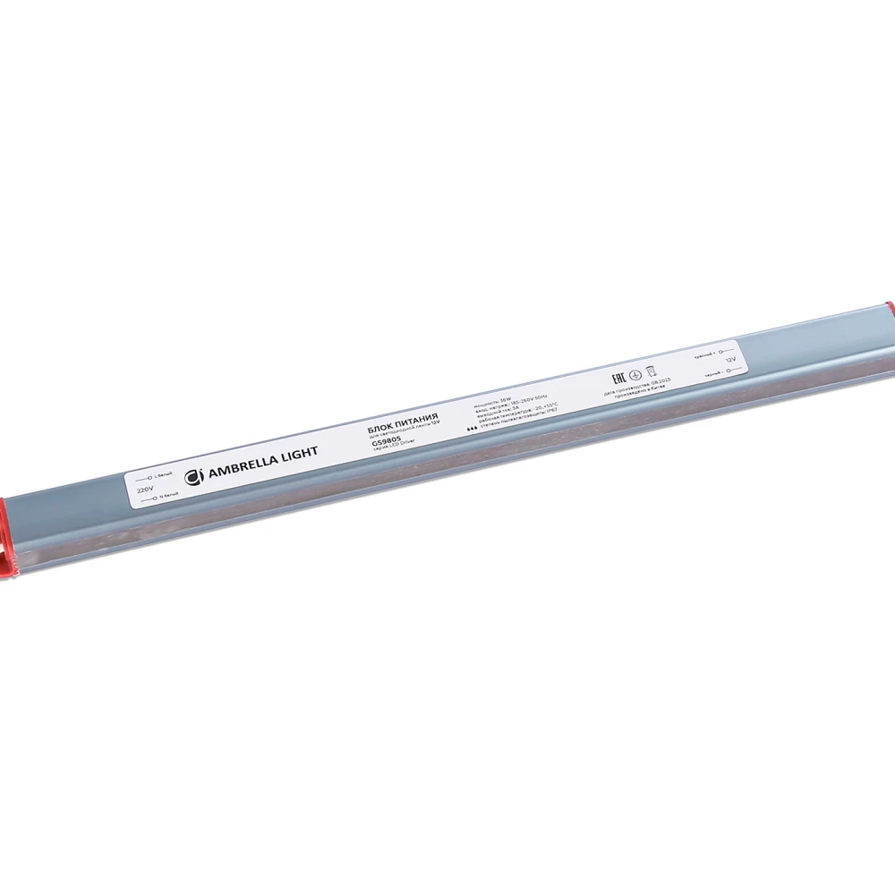 Блок питания ультратонкий для светодиодной ленты 12V 36W 3A IP67 185-260V 292*18*14.8 GS9805 GS9805 блок питания 12V 36W 3A IP67 185-260V 292*18*14.8 - Viokon.com