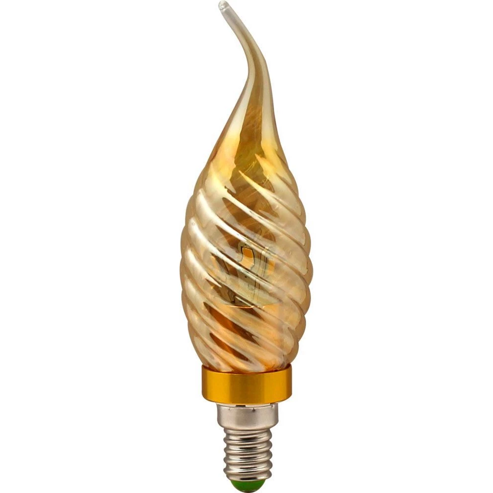 Лампа светодиодная, 6LED(3.5W) 230V E14 4000K золотая золото, LB-78 (25383) - Viokon.com