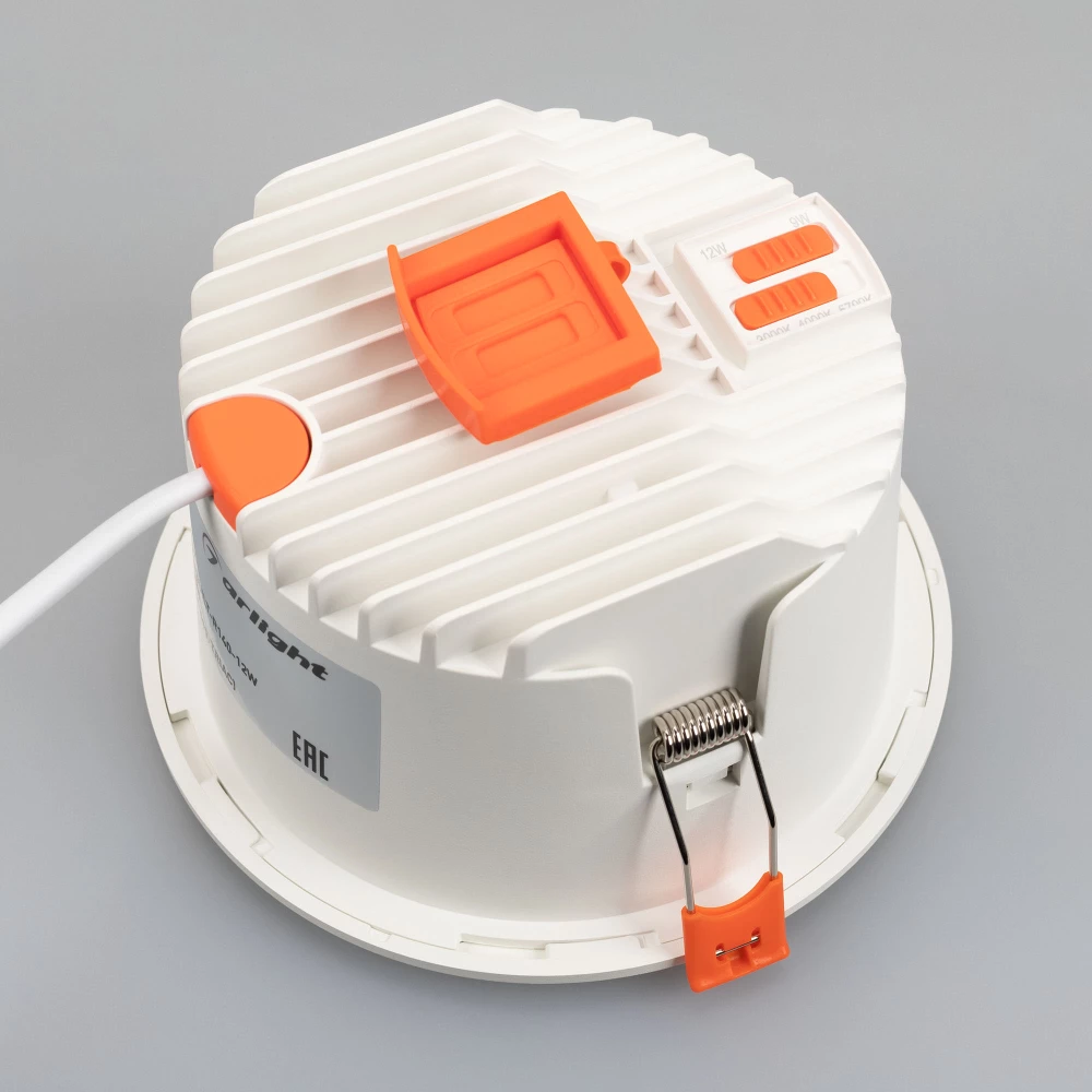 Светильник MS-ALORA-BUILT-R140-12W Day4000-MIX (WH, 40 deg, TRIAC) (Arlight, IP54 Пластик, 3 года) 048085 - Viokon.com