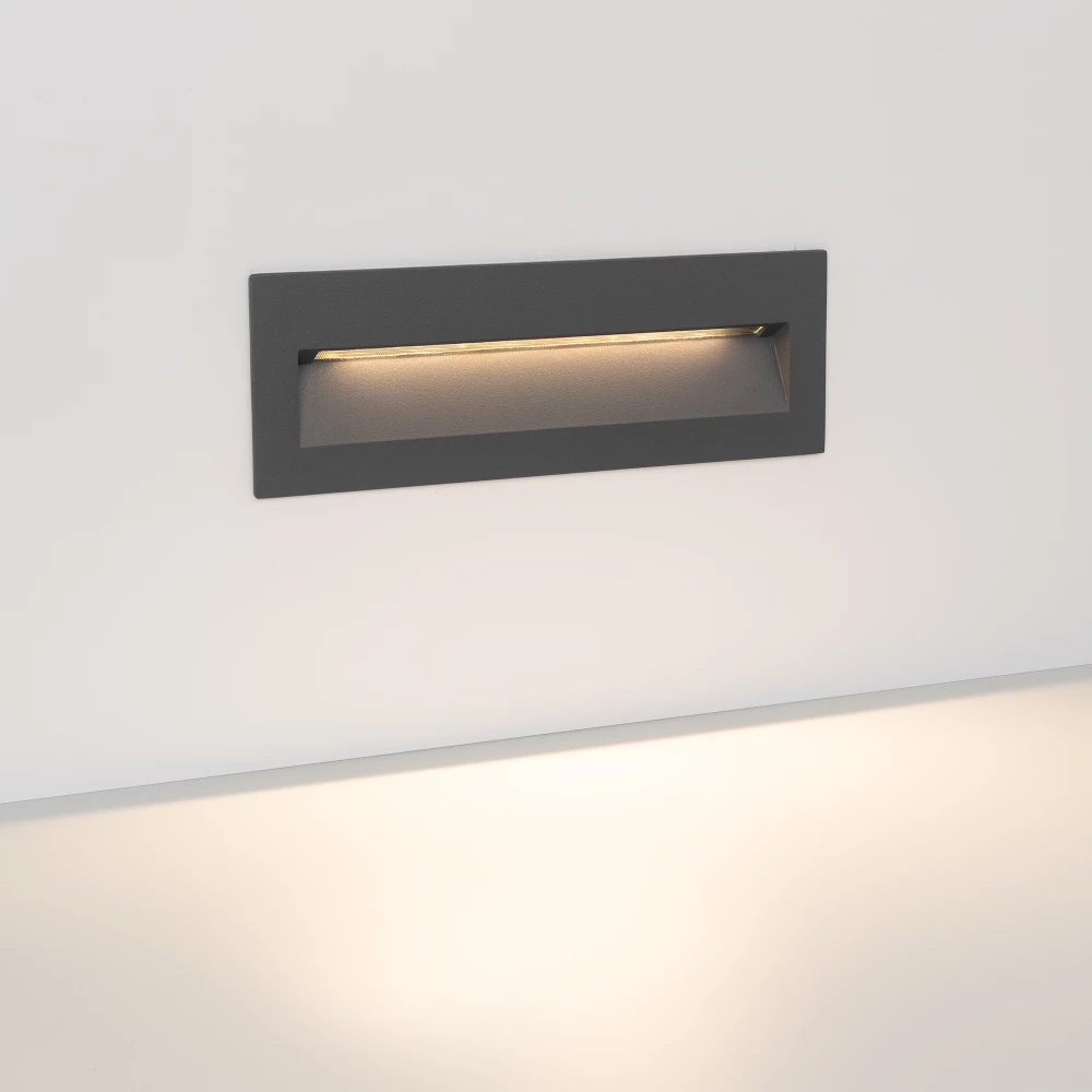 Светильник LTD-TRAIL-S226x76-8W Warm3000 (GR, 65 deg, 230V) (Arlight, IP65 Металл, 3 года) 029964 - Viokon.com