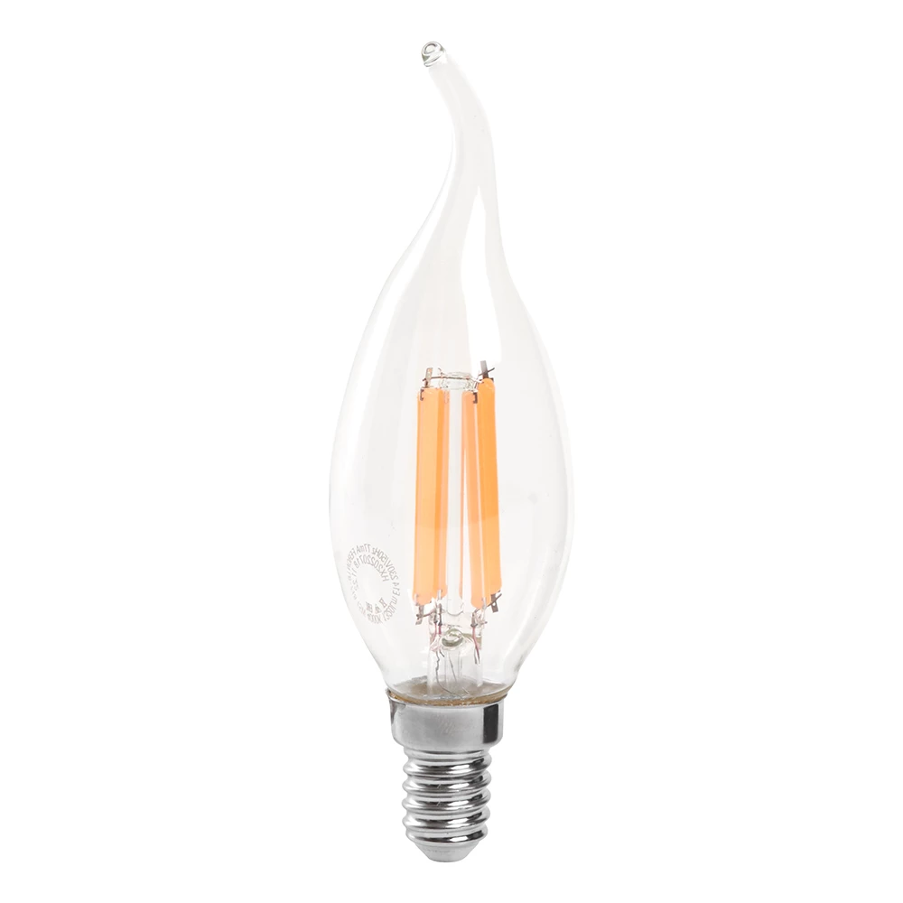 Лампа светодиодная Feron LB-718 Свеча на ветру E14 15W 230V 4000K (38263) - Viokon.com