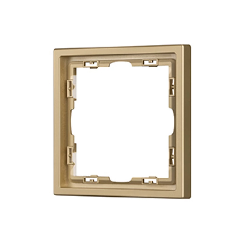 Рамка пластиковая FRM-NOBE-SFPL-1-GD (Arlight, Золотой песок) 054213 - Viokon.com