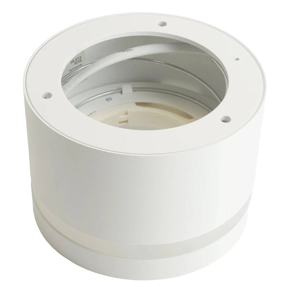 Светильник потолочный Feron HL372 LUNA 25W, 230V, GX70, белый (48736) - Viokon.com