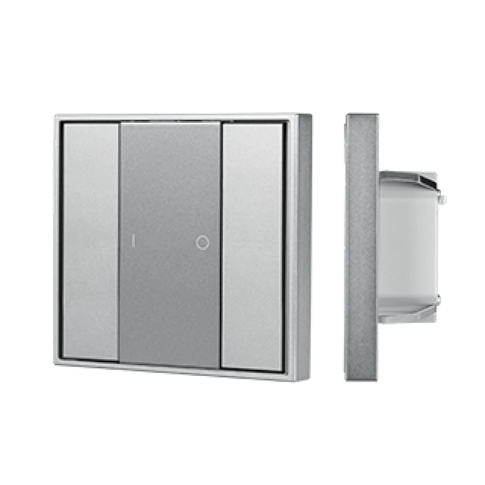 INTELLIGENT ARLIGHT Кнопочная панель DALI-201-23-1G-DIM-DT6-IN Silver (BUS, Frame) (IARL, IP20 Металл, 3 года) 048181 - Viokon.com