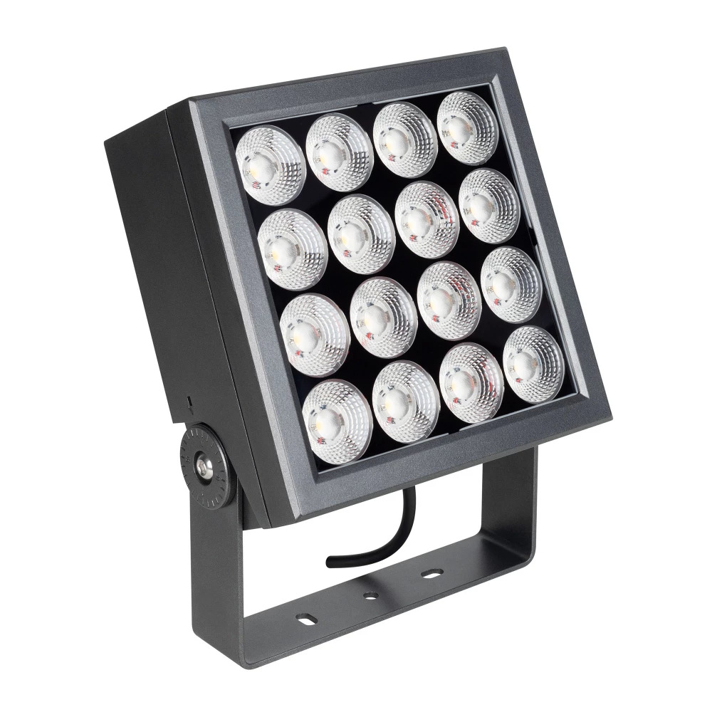 Светильник ALT-BLOCK-S220x220-50W Day4000 (GR, 36 deg, 230V) (Arlight, IP66 Металл, 3 года) 055260 - Viokon.com