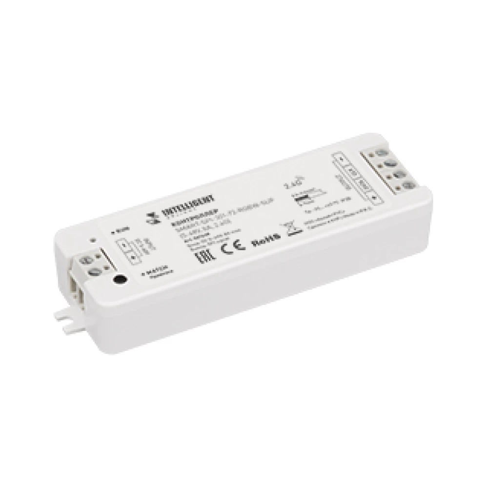 INTELLIGENT ARLIGHT Контроллер SMART-SPI-301-72-RGBW-SUF (5-48V, 8A, 2.4G) (IARL, IP20 Пластик, 5 лет) 061638 - Viokon.com