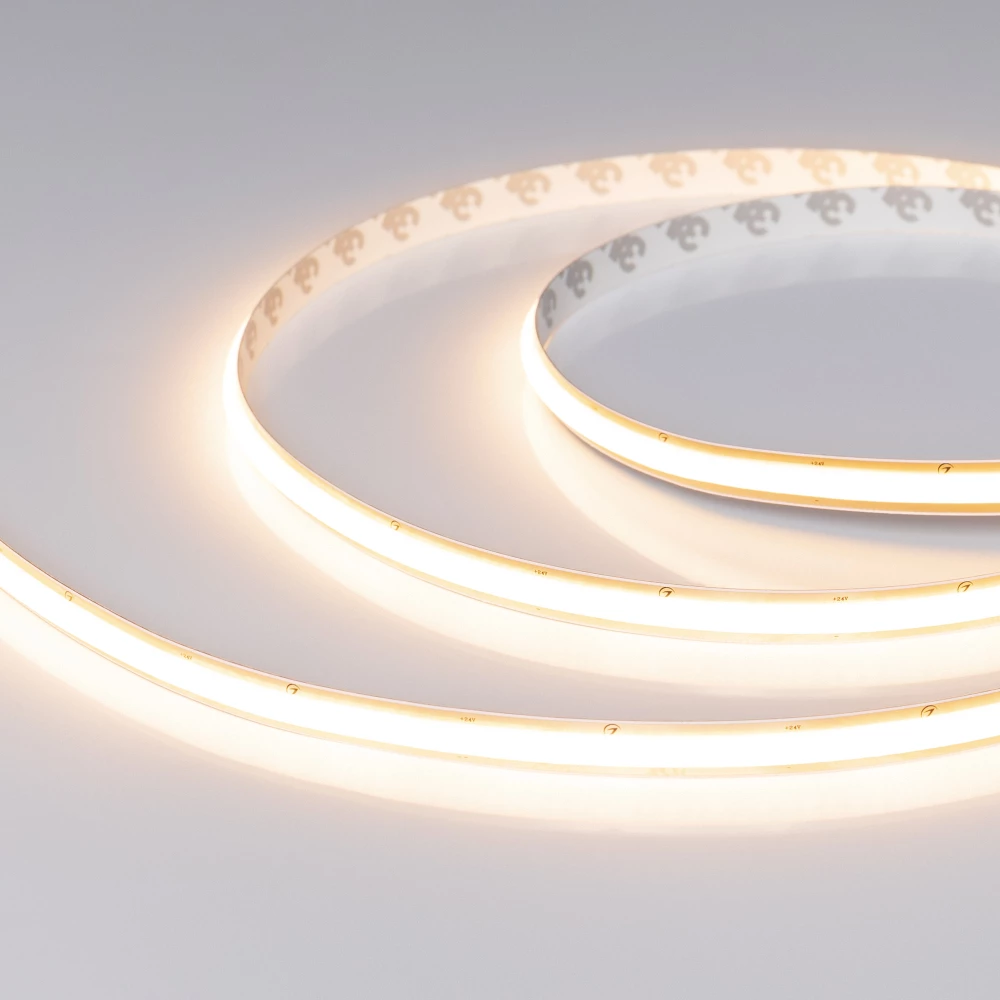 Лента SOB-M288-10mm 24V Warm3000 (10 W/m, IP20, 5m) (Arlight, резка 1 светодиод) 062070 - Viokon.com