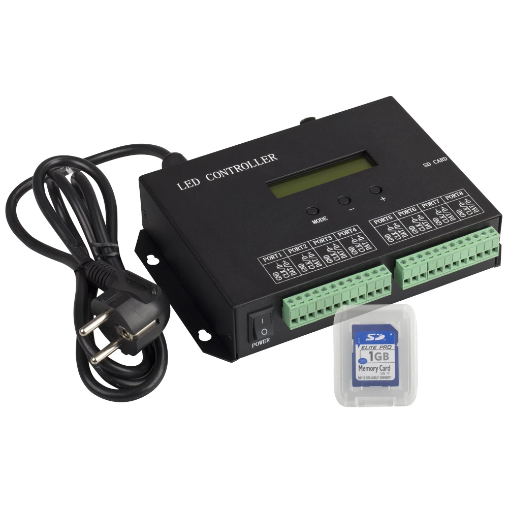 Контроллер HX-803SA DMX (8192 pix, 220V, SD-карта) (Arlight, -) 019859 - Viokon.com