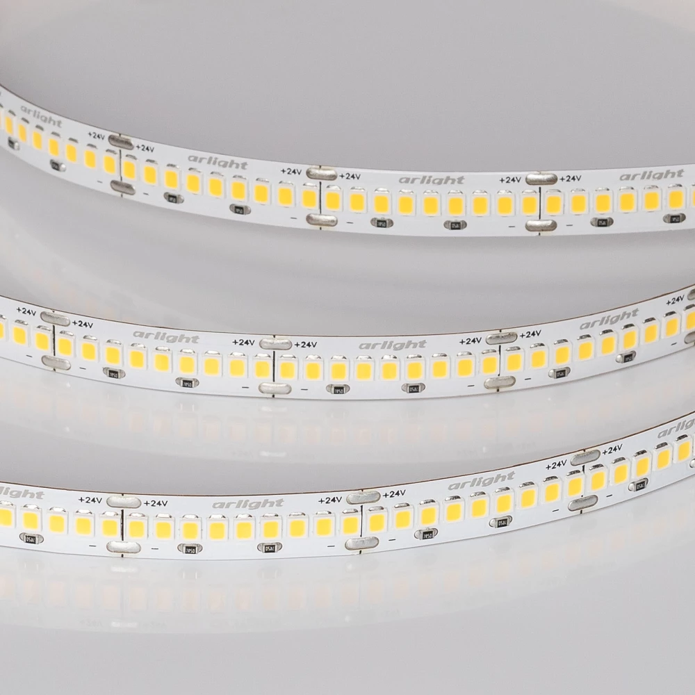Лента ULTRA-A288-10mm 24V White6000 (17 W/m, IP20, 5m) (Arlight, высок.эфф.200 лм/Вт) 054928 - Viokon.com