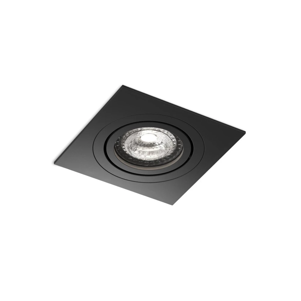 Встраиваемый светильник PRIME GU53 до 15 Вт LED IP20 черный алюминий - Viokon.com