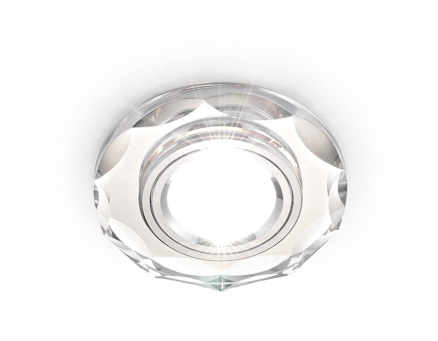 Встраиваемый точечный зеркальный светильник MR16 800 CL хром MR16 D90 mm - Viokon.com