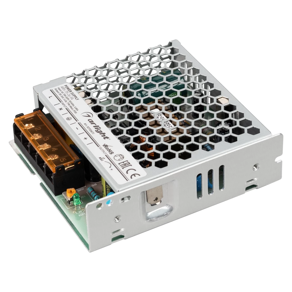 Блок питания ARS-75-24-FA (24V, 3.2A, 77W) (Arlight, IP20 Сетка, 3 года) 027326(1) - Viokon.com