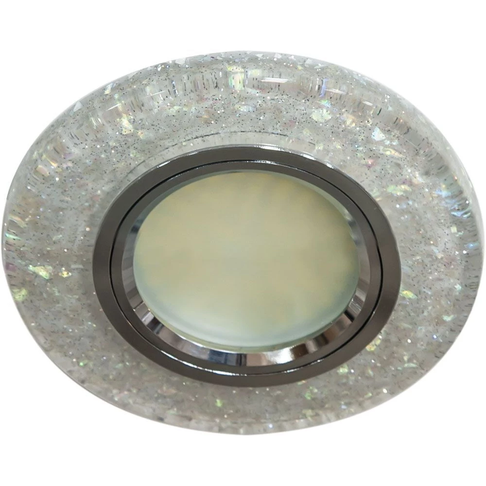 Светильник встраиваемый с белой LED подсветкой Feron 8585-2 потолочный MR16 G5.3 белый (28576) - Viokon.com