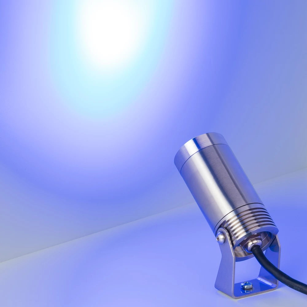 Светильник KT-WATER-R44-8W RGBW (SL, 24 deg, 12V) (Arlight, IP68 Металл, 3 года) 028079 - Viokon.com