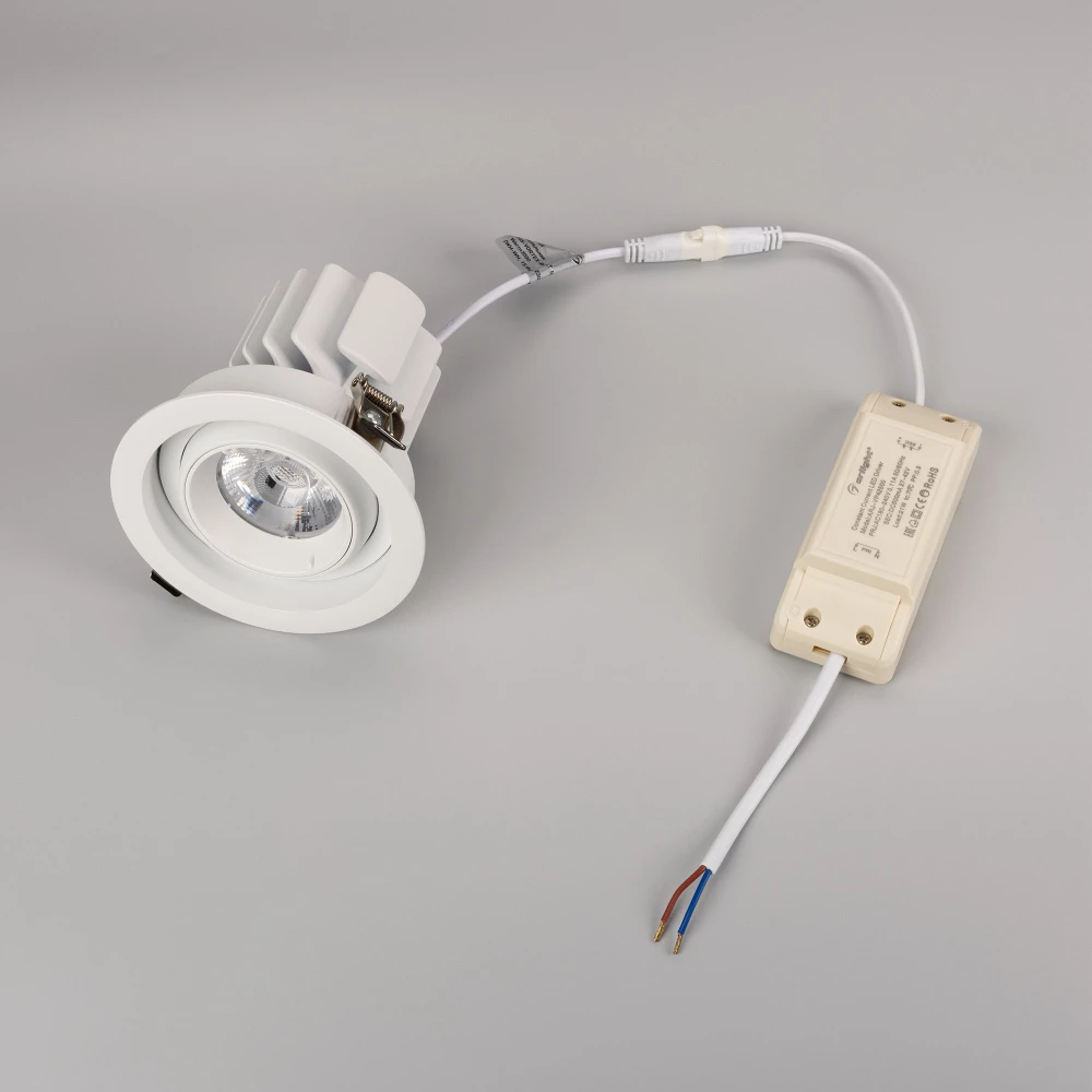 Светильник MS-VORTEX-BUILT-R110-20W Day4000 (WH-WH, 20 deg, 230V) (Arlight, IP20 Металл, 5 лет) 057753 - Viokon.com
